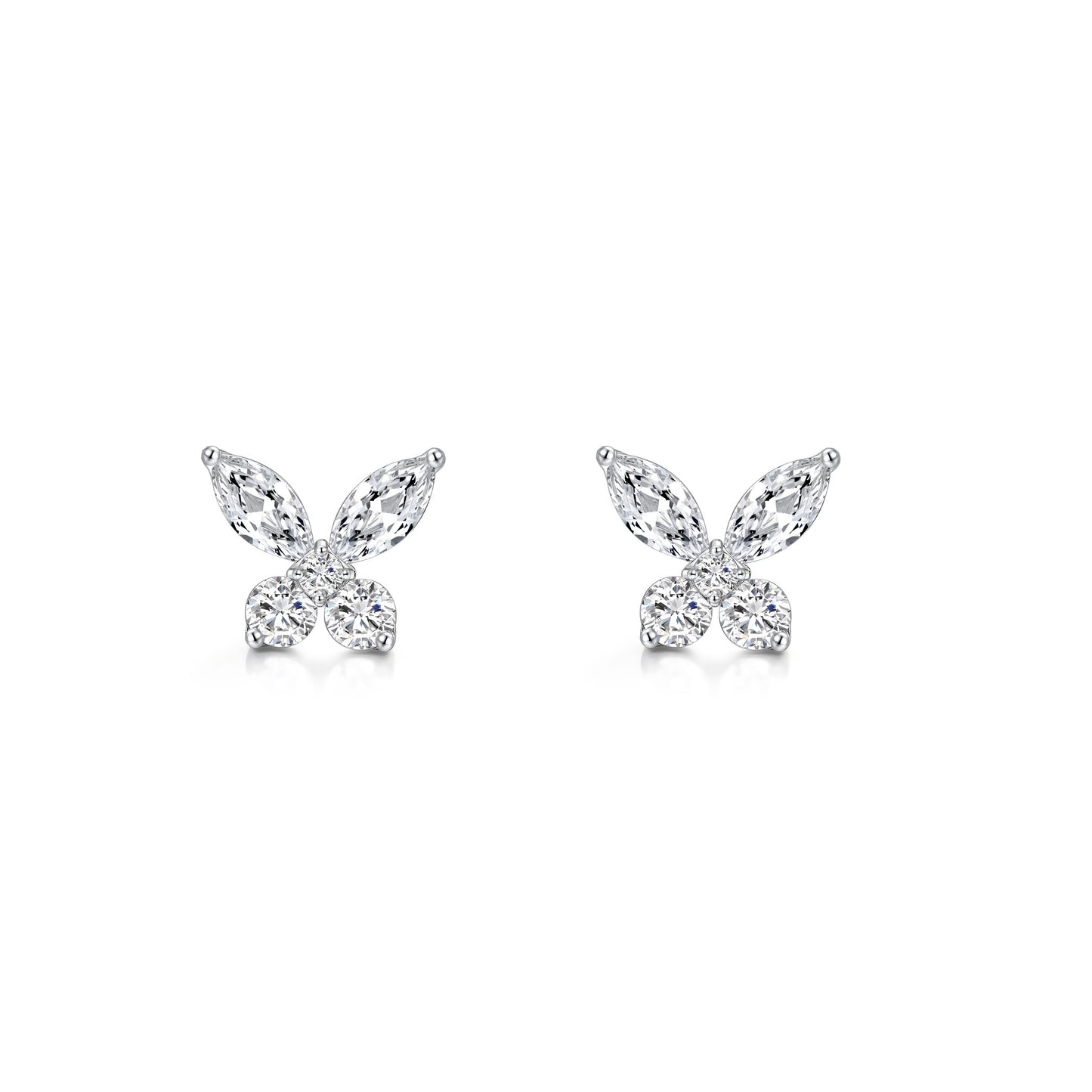 Limerencia Pure Titanium Hypoallergenic Earrings Dainty Butterfly CZ G23 Implant Grade Piercing Fashion Jewelry For Sensitive Ears