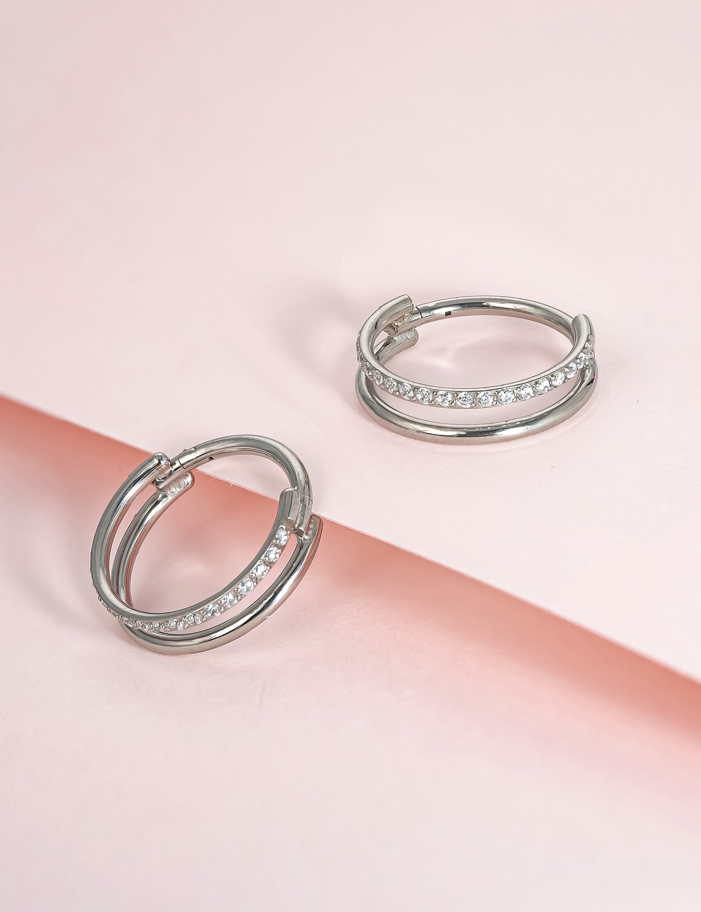 G23 Pure Titanium Huggie Hoop Earrings,12mm Hypoallergenic for Sensitive Ears Pave Cubic Zirconia (18G(1.0mm) Gold)