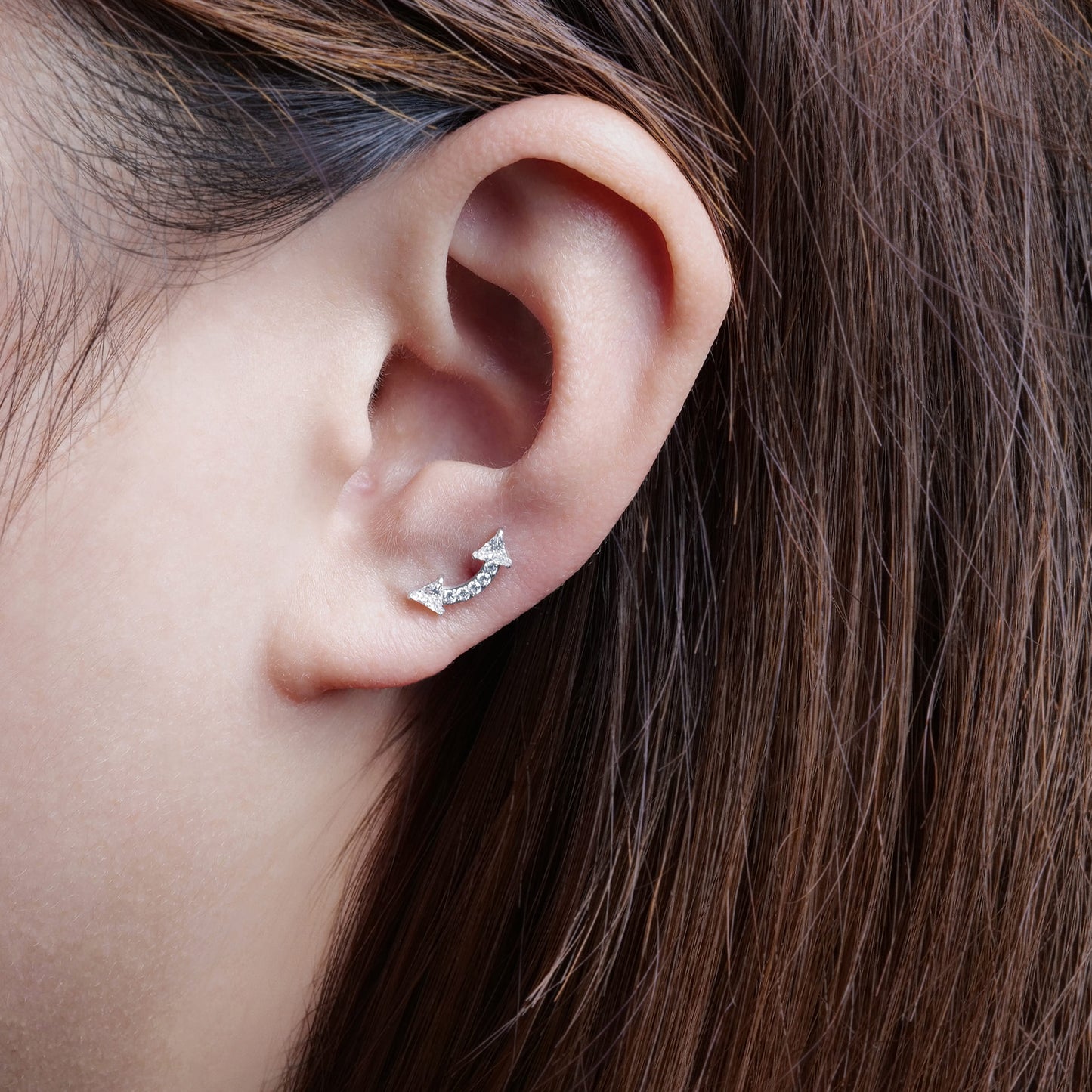 Limerencia Pendientes Hipoalergénicos de Titanio Grado Implante G23 con Cierre de Rosca para Tragus 20G Helix F136 Poste de Piercing para Orejas Sensibles Cartílago (Escalador Trepador)