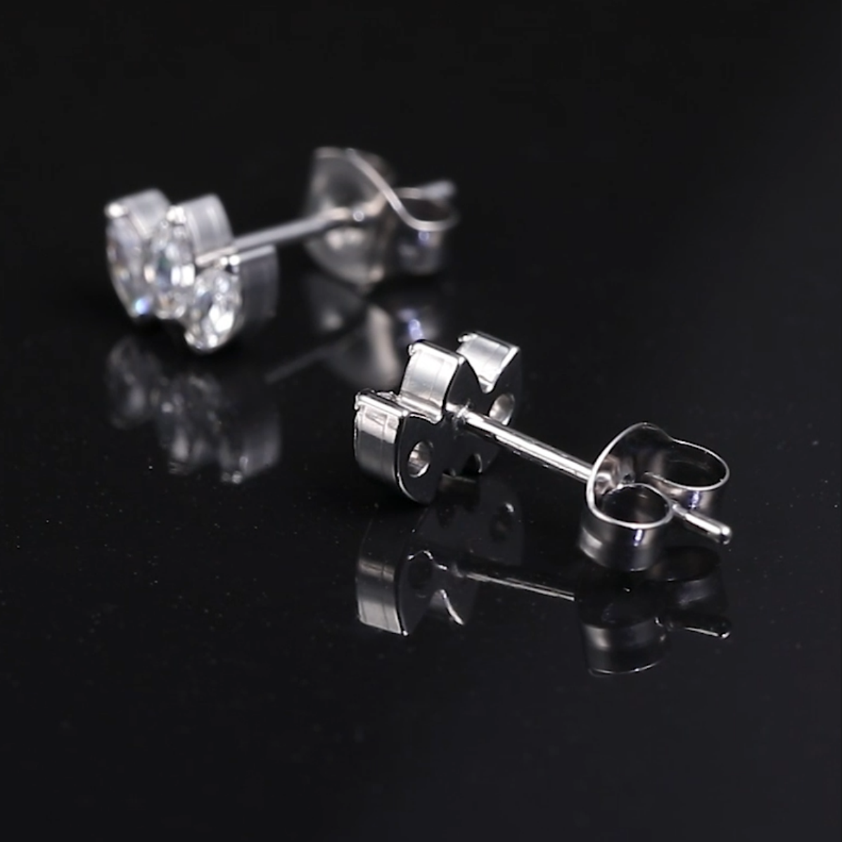 Limerencia Pure Titanium Hypoallergenic Earrings | CZ Crown Cubic Zirconia | Implant Grade Piercing jewelry| Suitable for Sensitive Ears Delicate Jewelry