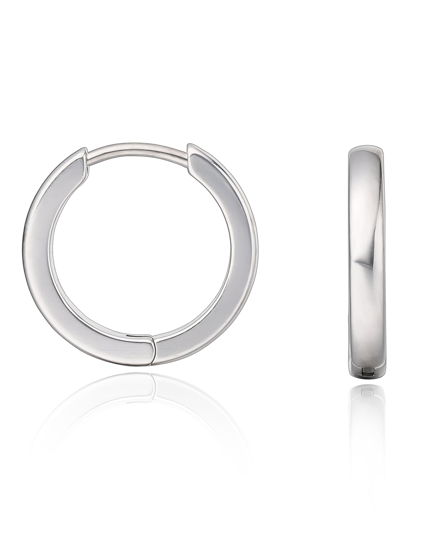 Limerencia G23 Pure Titanium Hypoallergenic Huggie Hoop Earrings for Women Sensitive Ears (12 Millimeters, Gold)