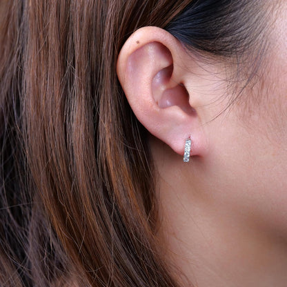 Limerencia G23 Pure Titanium Hypoallergenic Huggie Hoop Earrings for Women Girls Sensitive Ears