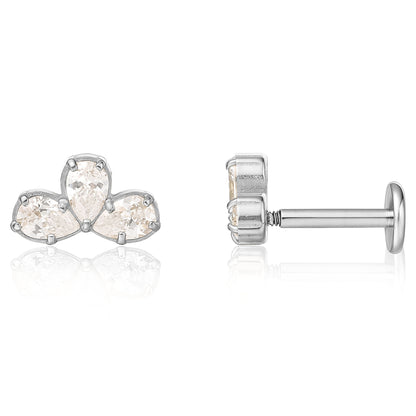 hypoallergenic 18G stud

nickel free 18G

lead free piercing stud