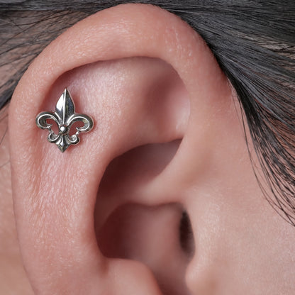 Limerencia F136 Aretes Hipoalergénicos de Titanio Puro Grado Implante, G23 Pequeños y Delicados con Zirconia Cúbica para Orejas Sensibles de Mujer (Ancla B)