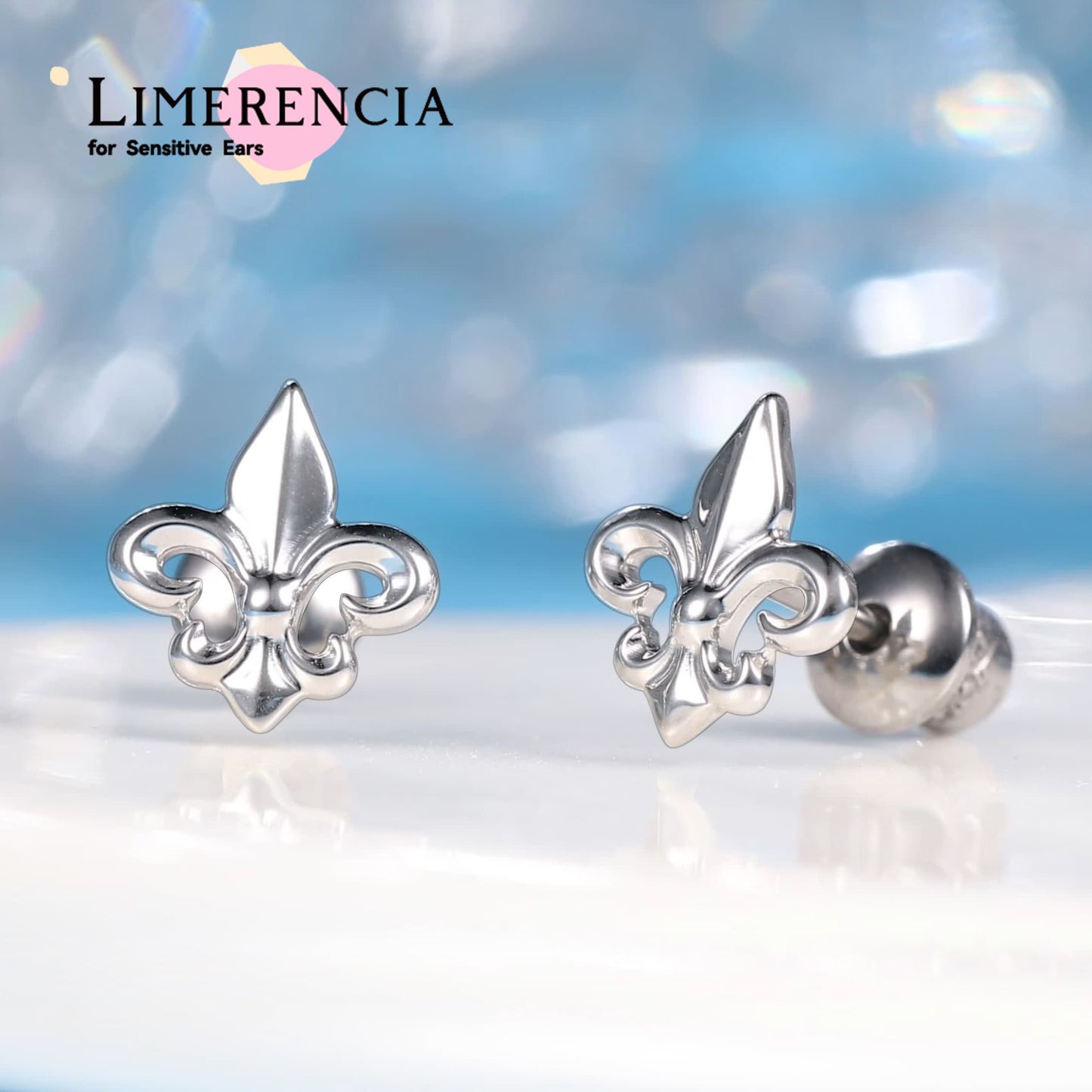 Limerencia Hipoalergénicos G23 Titanio Grado Implante Pendientes de Rosca Tragus 20G Hélice F136 Poste de Piercing para Orejas Sensibles Cartílago (Ancla B)