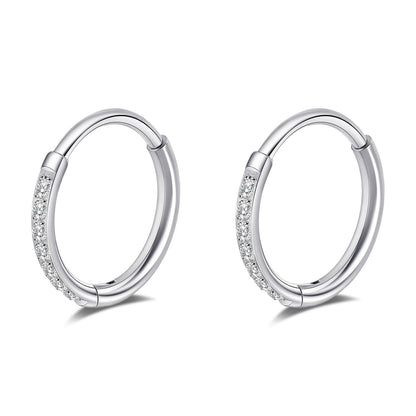Limerencia Titanium Hoop Earrings for Women,G23 Implant Grade Pure Titanium Lightweight Hoop Earrings for Women Men Sensitive Ears