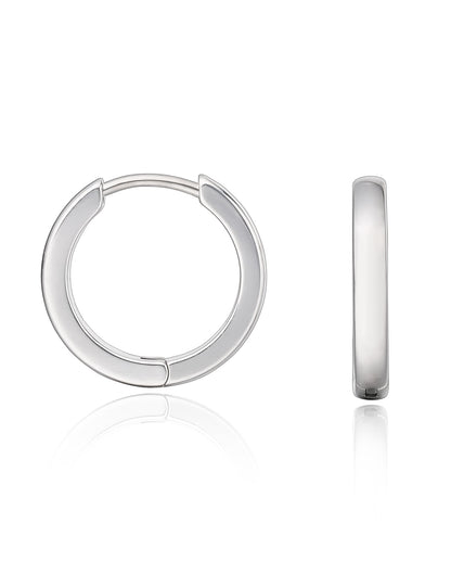 Limerencia G23 Pure Titanium Hypoallergenic Huggie Hoop Earrings for Women Sensitive Ears (8 Millimeters)