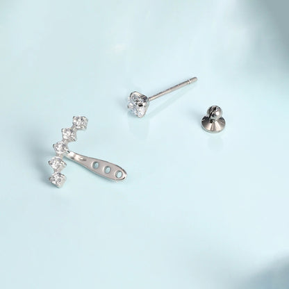 diamond like dangle earrings

everyday wear earrings

work appropriate earrings