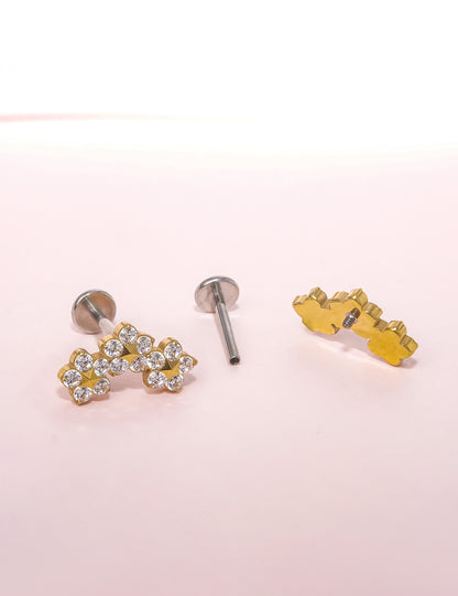 sensitive skin labret 18G

titanium piercing gift set

leather gift bag earring