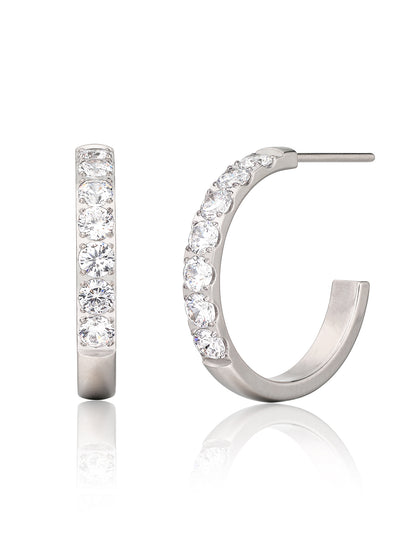 Irritation free titanium stud earrings
Sensitive skin titanium hoop earrings