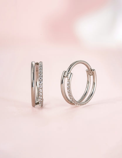 Pendientes de aro G23 de titanio puro, hipoalergénicos de 12 mm para orejas sensibles con circonitas cúbicas (18G (1,0 mm) dorado)