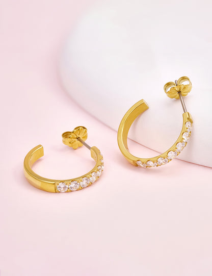 20mm inlaid titanium hoop earrings
3mm width titanium circle earrings