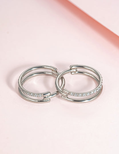 Pendientes de aro G23 de titanio puro, hipoalergénicos de 12 mm para orejas sensibles con circonitas cúbicas (18G (1,0 mm) dorado)