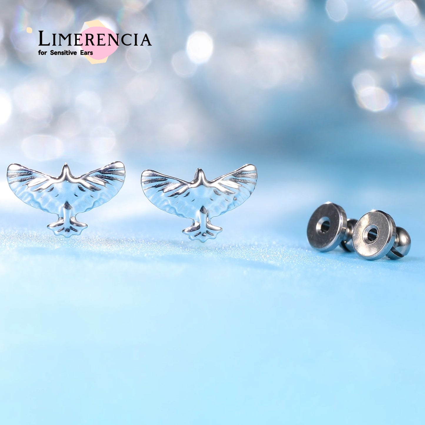 Limerencia F136 Pure Titanium Hypoallergenic Implant Grade Studs, G23 Small Dainty Cubic Zirconia Earrings for Women's Sensitive Ears (Q1)