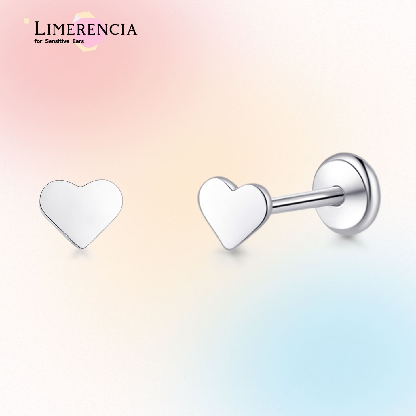 Limerencia Titan-Stecker mit Flachboden ohne Gewinde, 20G Druckverschluss-Einsteckpiercing für Knorpel, Tragus, Labret, Lippe, Medusa und Conch, hypoallergener Körperschmuck für Damen und Herren