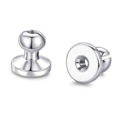 Limerencia Titanium Earring Backs Replacements, Hypoallergenic Pure Titanium Earring Backs for Sensitive Ears, Secure Ear Locking for Stud Earrings for Posts, 4PCS (2 Pairs)