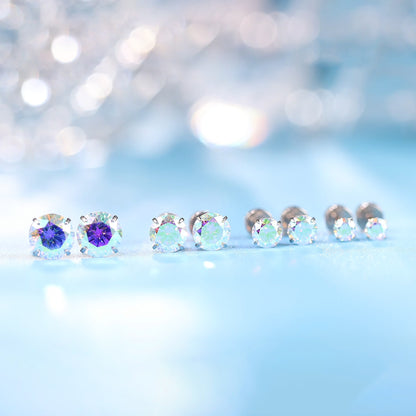 20G 0.8mm titanium ear studs
6mm post length titanium earrings