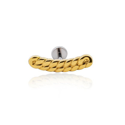 limerencia F136 Titanio Hipoalergénico Joyería para Piercings 18G 6mm 8mm 10mm Parte Trasera Plana Roscado Internamente Grado Implante Trepador Zarcillos para Cartílago, Trago, Hélice, Conch, Nariz, Labio (1ud)