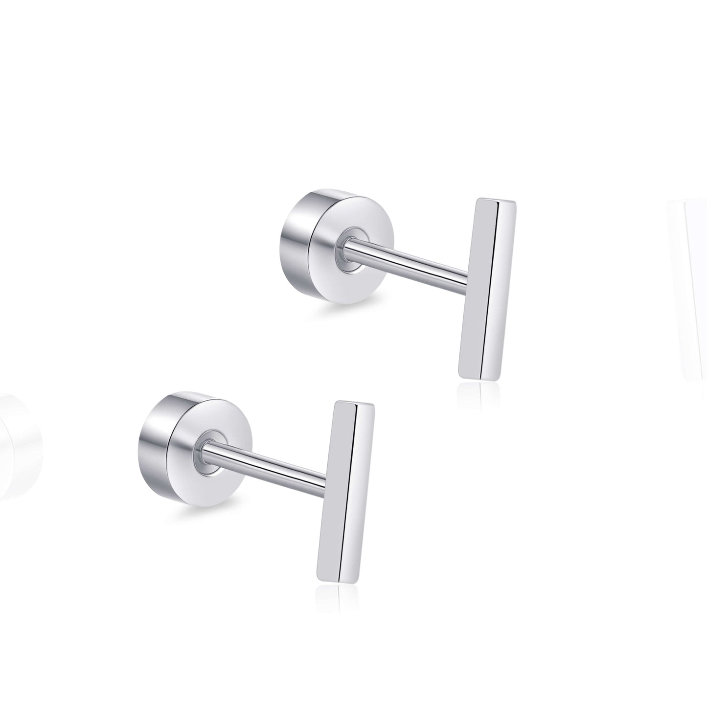 Limerencia Titan Steckohrringe, F136 Implantat-Titanohrringe für Damen und Herren mit empfindlichen Ohren