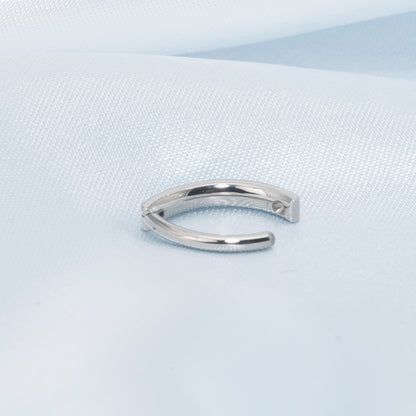 limerencia 14G G23 Anillo para ombligo de titanio con circonita cúbica en forma de lágrima pequeña 10mm Joyería para piercing de ombligo con rosca interna (10mm, Aro curvo ópalo azul)