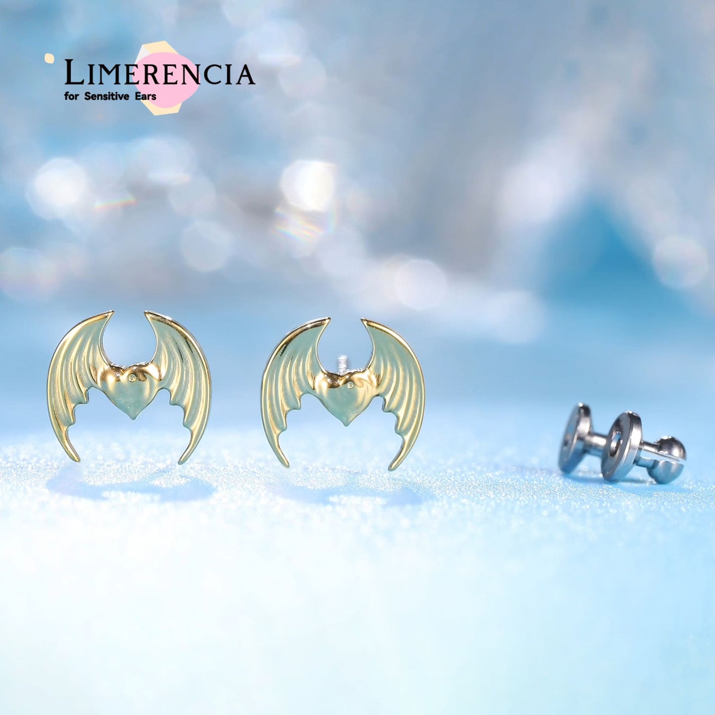Limerencia F136 Reintitan Hypoallergen Implantatqualität Ohrstecker, G23 Kleine filigrane Zirkonia Ohrringe für empfindliche Ohren (R1)