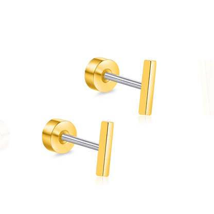 Limerencia Titan Steckohrringe, F136 Implantat-Titanohrringe für Damen und Herren mit empfindlichen Ohren
