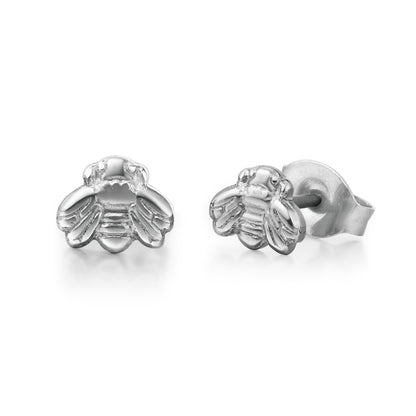 Limerencia Hypoallergene G23 Ohrstecker aus reinem Titan, kleine Bienen-Ohrstecker, F136 Implantat-Titan-Ohrstecker, geeignet für Frauen mit empfindlichen Ohren (Gold)