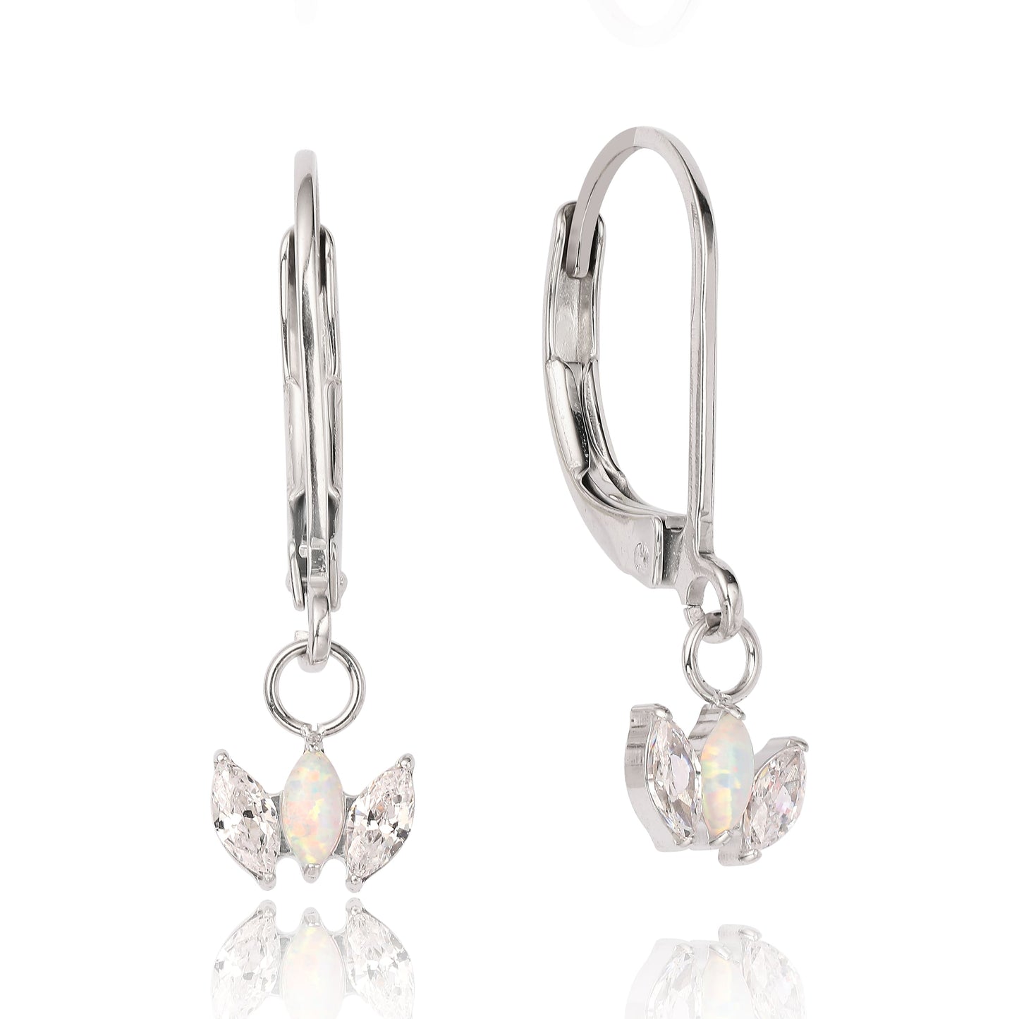 Limerencia G23 Titanium Leverback Earrings Dangle Drop Earrings for Women Fashion F136 Titanium Earrings Hypoallergenic Jewelry Gift--crown