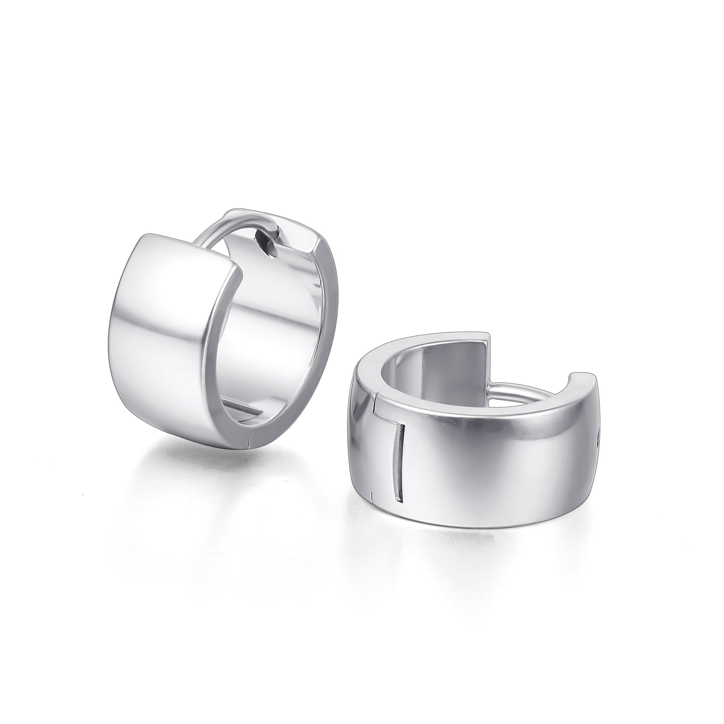 Orecchini cerchio spessi in titanio F136 grado impiantabile ipoallergenico Limerencia, orecchini huggie larghi e corposi G23 da donna per orecchie sensibili (colore oro)