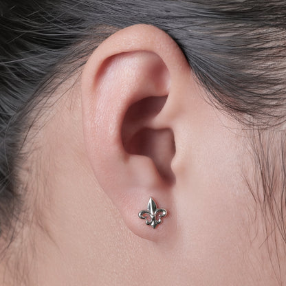 Limerencia F136 Aretes Hipoalergénicos de Titanio Puro Grado Implante, G23 Pequeños y Delicados con Zirconia Cúbica para Orejas Sensibles de Mujer (Ancla B)