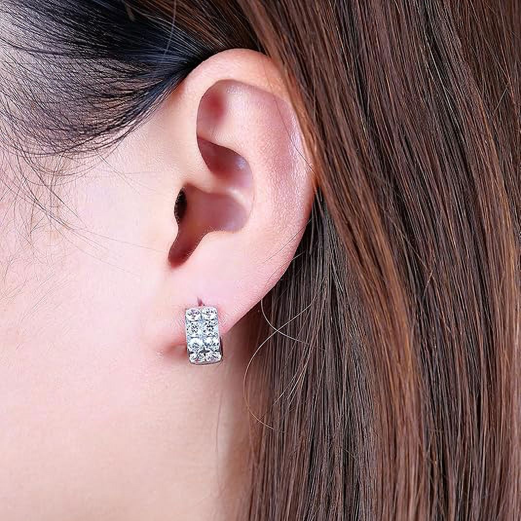 Limerencia G23 Pure Titanium Ear Huggie Hoops Earrings for Sensitive Ears Hypoallergenic