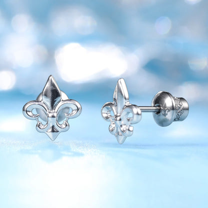 Limerencia F136 Aretes Hipoalergénicos de Titanio Puro Grado Implante, G23 Pequeños y Delicados con Zirconia Cúbica para Orejas Sensibles de Mujer (Ancla B)