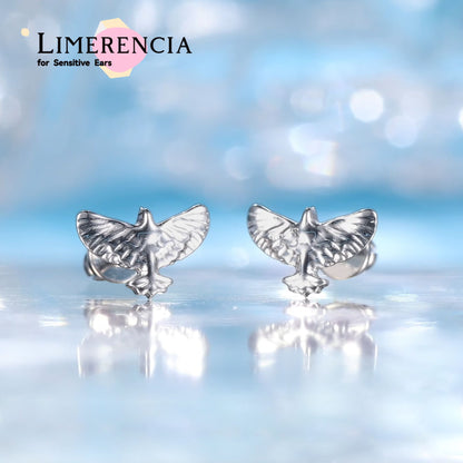 Orecchini Borchia in Titanio Puro G23 F136 Limerencia, Orecchini Delicati Ipoallergenici Grado Implantare con Zirconi Cubici per Donne ad Orecchie Sensibili Modello Q1