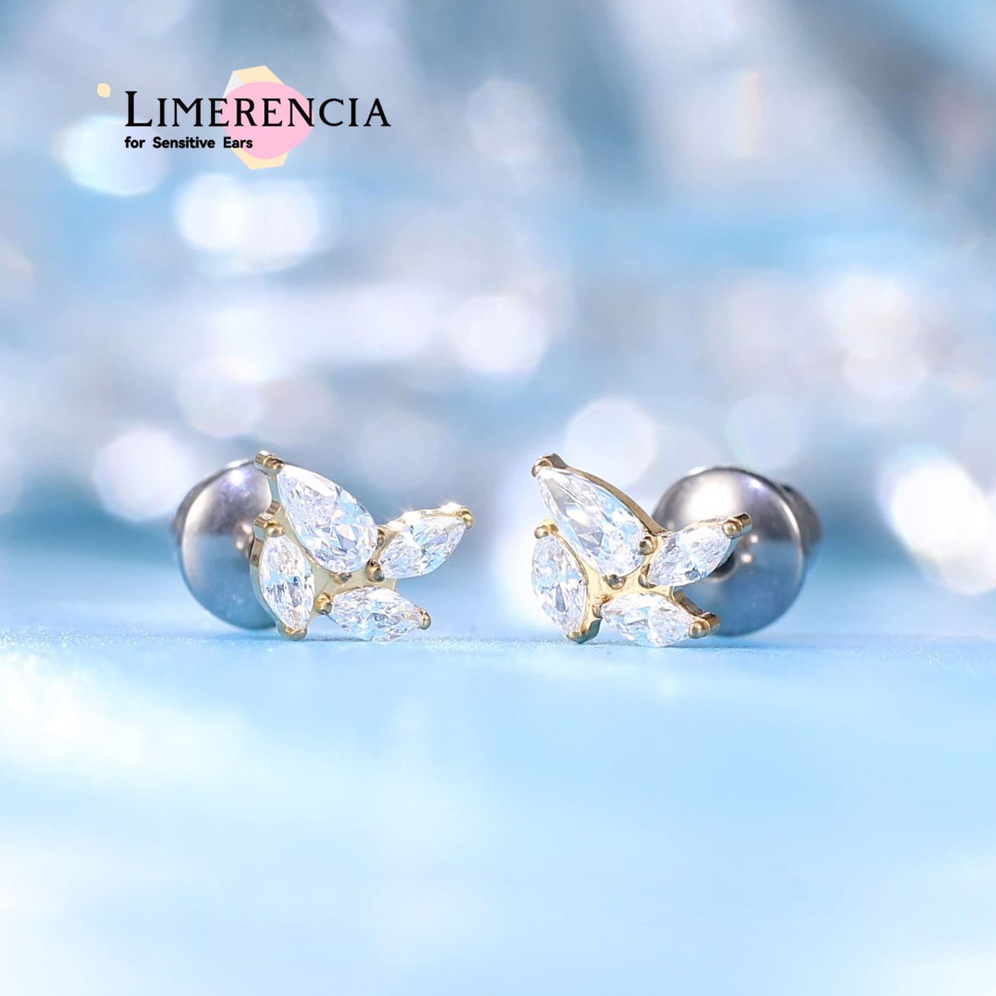 Limerencia Pendientes Hipoalergénicos de Titanio Grado Implante G23 con Cierre de Rosca para Tragus 20G Helix F136 Piercing Post para Orejas Sensibles Cartílago (Molino de Viento CZ)