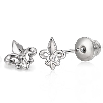 Boucles d'oreilles à vis en titane grade implantable G23 F136 hypoallergénique Limerencia, calibre 20G pour tragus, helix et cartilage, adapté aux oreilles sensibles (Ancre modèle B)