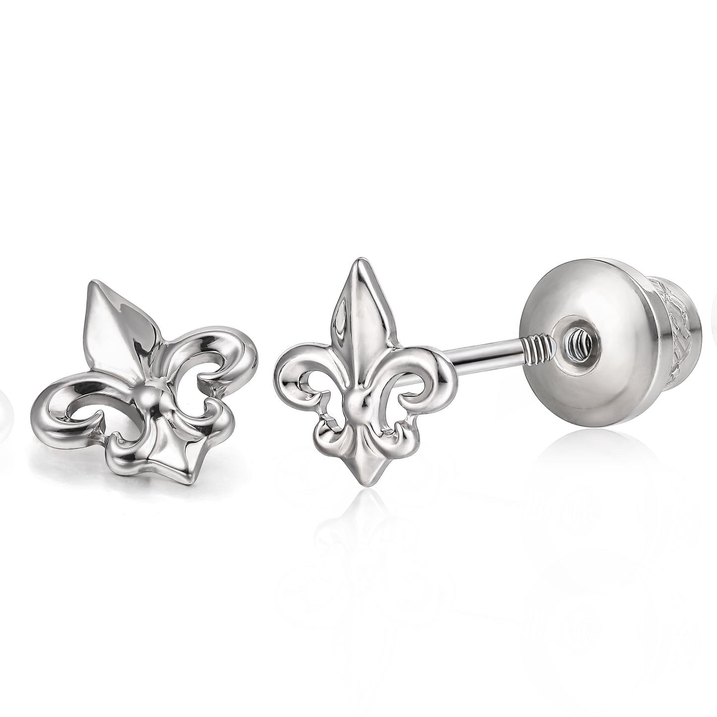 Limerencia Hipoalergénicos G23 Titanio Grado Implante Pendientes de Rosca Tragus 20G Hélice F136 Poste de Piercing para Orejas Sensibles Cartílago (Ancla B)