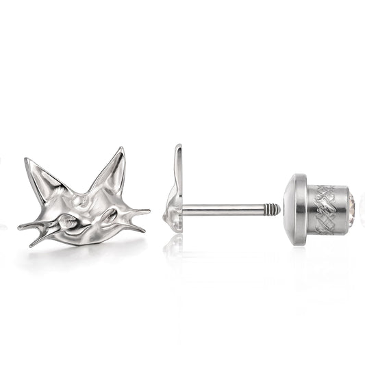 Orecchini a vite in titanio implantabile G23 Limerencia, piercing 20G F136 ipoallergenici per orecchie sensibili, cartilagine, trago ed elica (modello F2)