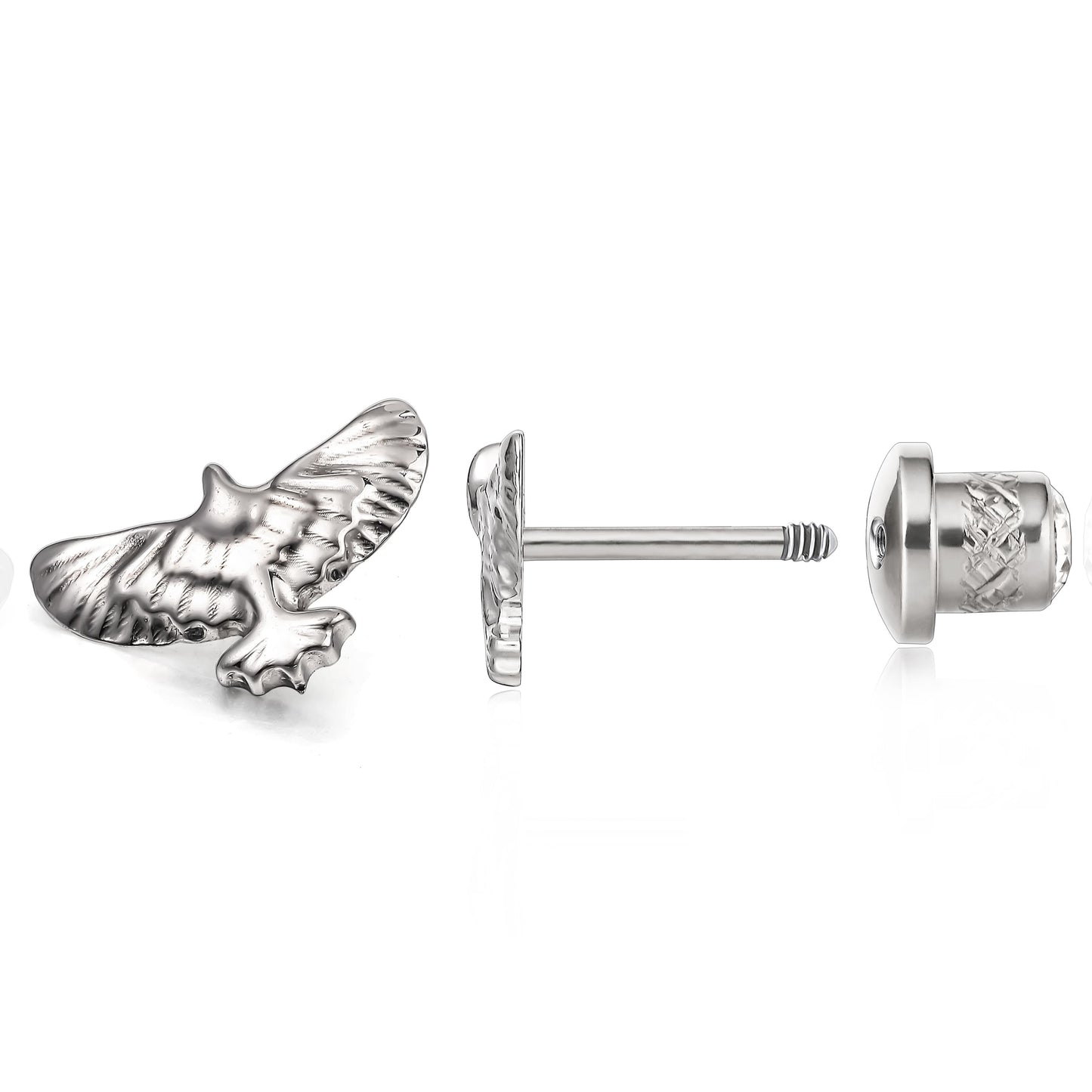 Limerencia Hypoallergene G23 Titan-Schraubverschluss-Ohrringe Tragus 20G Helix F136 Piercingstecker für empfindliche Ohren Knorpel (J2)