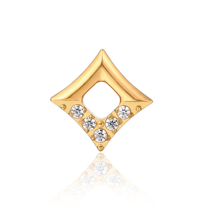 Limerencia F136 Titanio hipoalergénico 20 g 6 mm 8 mm arete de respaldo plano | Aretes G23 de grado implante a presión sin rosca con pasador para tragus, cartílago, hélix, concha, nariz, labret, joyería para perforación (cuadrado 1 unidad)