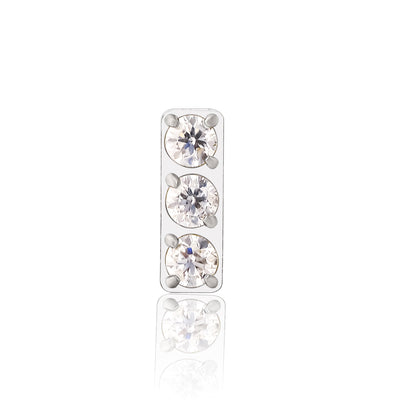 limerencia F136 Titanio hipoalergénico 20g 6mm 8mm Stud de espalda plana | G23 Grado de implante de ajuste a presión Pendientes sin rosca Push Pin Tragus Cartílago Helix Conch Nariz Monroe Medusa Joyería de perforación (1pc)