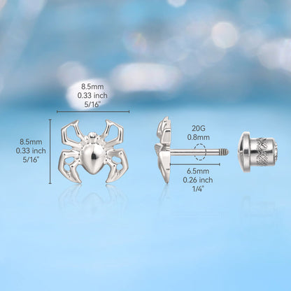 Limerencia Hypoallergen G23 Implantatqualität Titan Schraubverschluss Ohrringe Tragus 20G Helix F136 Piercingstecker für empfindliche Ohren Knorpel (G2)