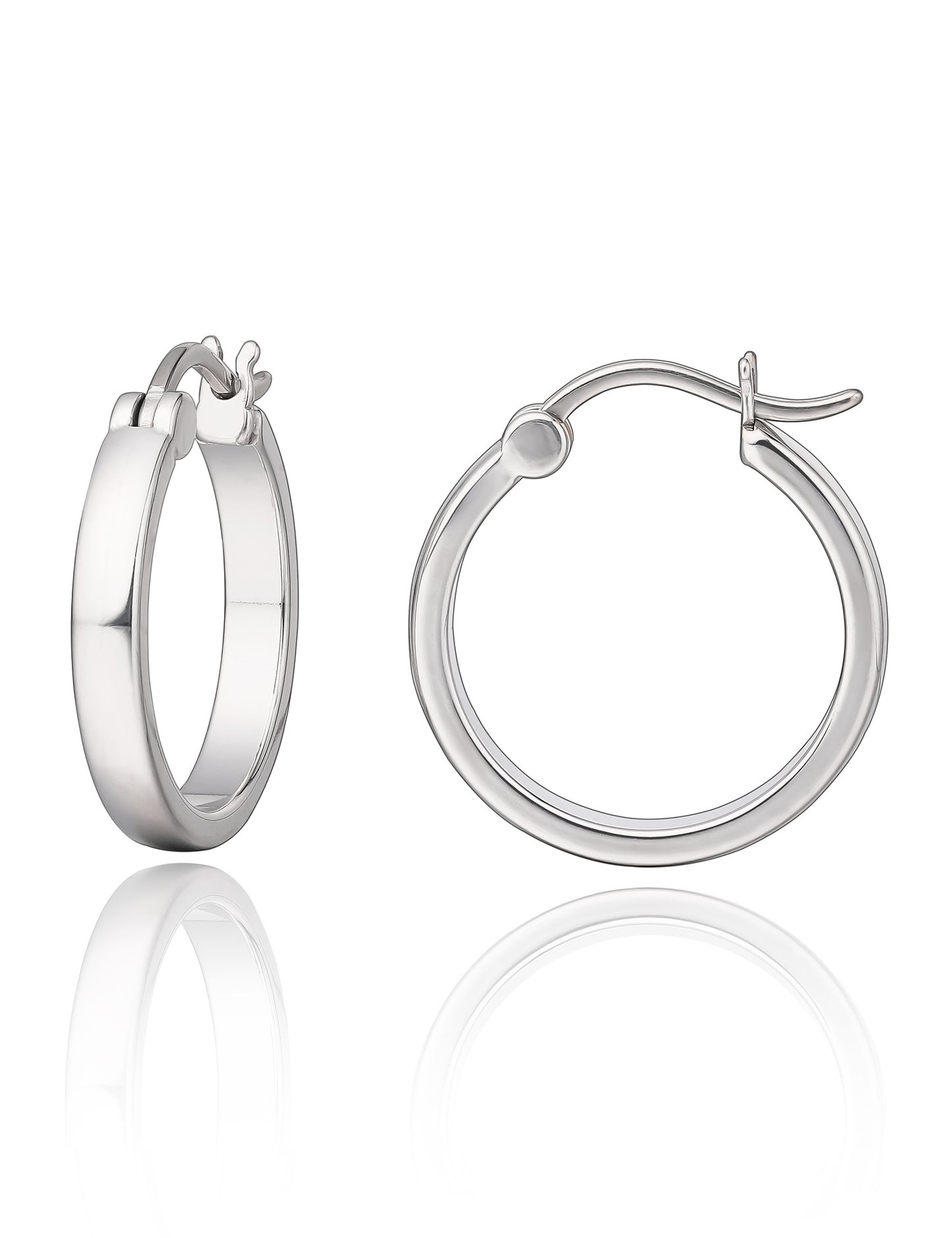 Limerencia G23 Pure Titanium Hypoallergenic Hoop Earrings for Women Sensitive Ears (No Gem, 20mm, Gold)