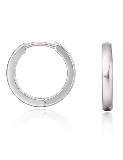 Orecchini cerchio huggie in titanio puro G23 ipoallergenico Limerencia per donna, adatti orecchie sensibili (8 millimetri, colore oro)