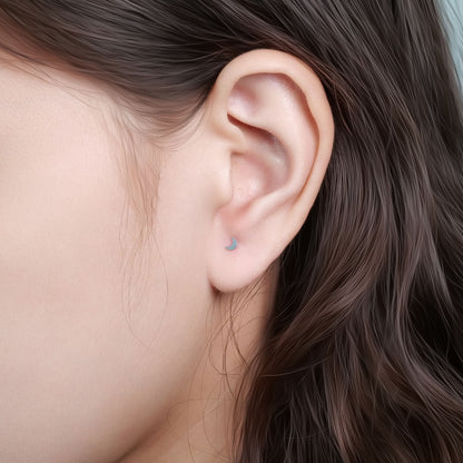 Limerencia Titan-Stecker mit Flachboden ohne Gewinde, 20G Druckverschluss-Einsteckpiercing für Knorpel, Tragus, Labret, Lippe, Medusa und Conch, hypoallergener Körperschmuck für Damen und Herren