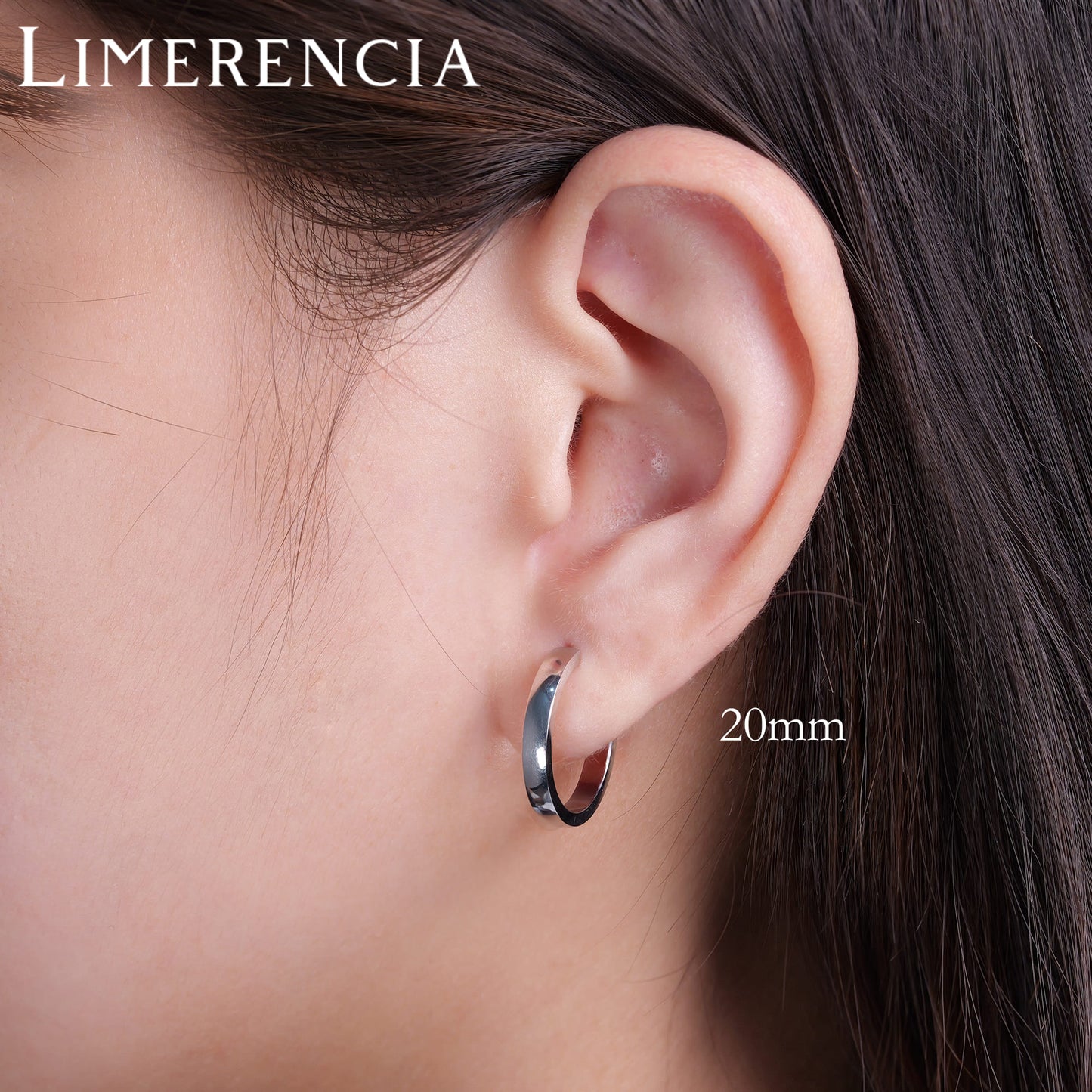Limerencia Hypoallergenic G23 Pure Titanium Post Thin Square Edge Open Hoop | F136 Imlant Grade Womens Dainty Hoop Earrings | Lightweight for Sensitive Ears (8 mm, Gold)