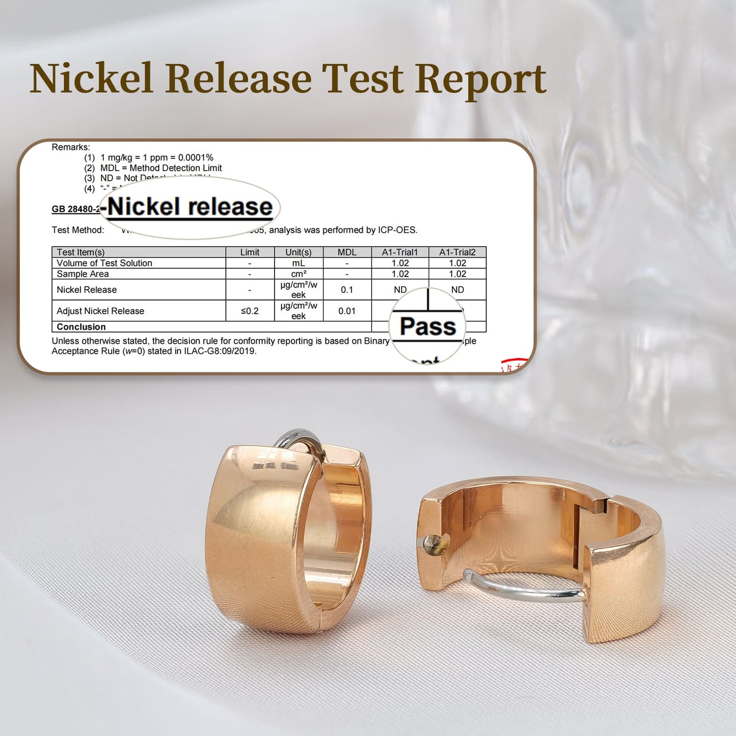 Orecchini cerchio spessi in titanio F136 grado impiantabile ipoallergenico Limerencia, orecchini huggie larghi e corposi G23 da donna per orecchie sensibili (colore oro)