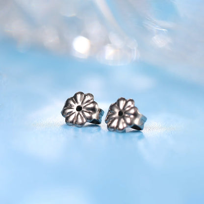 Limerencia G23 Reiner Titan hypoallergene Ohrstecker | Zirkonia + Perle F136 Implantatgrad Titan-Schmuck für empfindliche Ohren