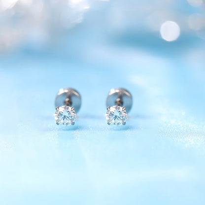 limerencia Hypoallergener G23 Implantat-Titan Ohrstecker mit Schraubverschluss Tragus 20G Helix F136 Piercing-Stift für empfindliche Ohren Knorpel (2mm)