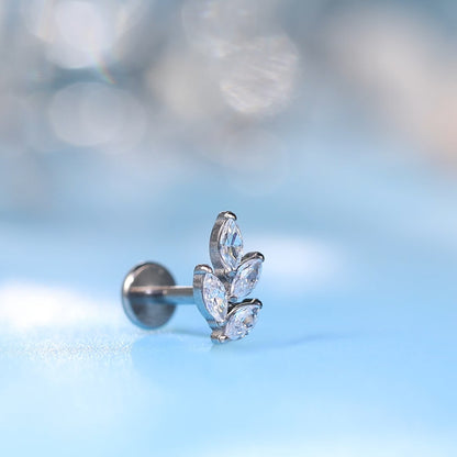 G23 titanium cartilage helix earrings
18G 1.0mm titanium piercing studs