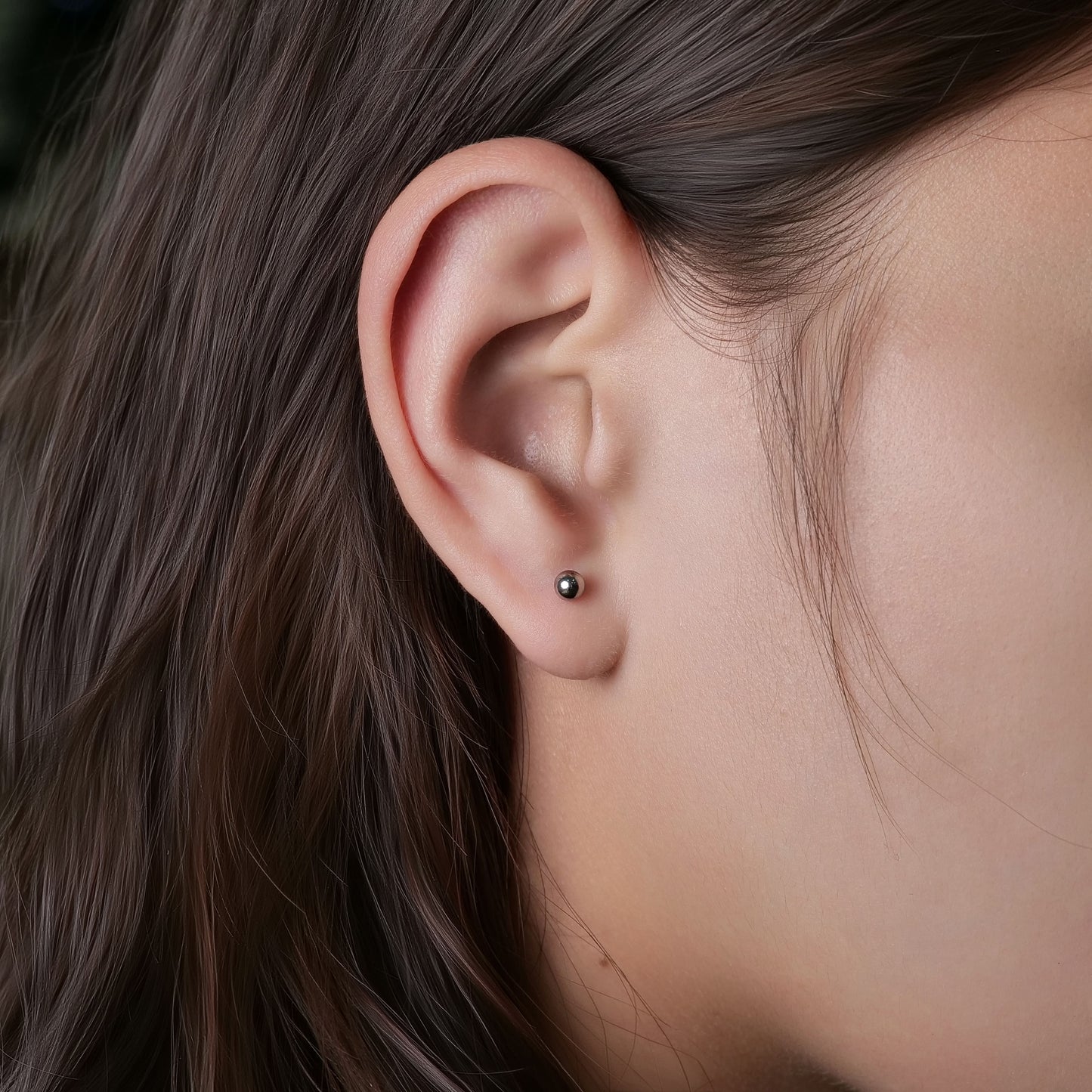 Limerencia Pendientes Hipoalergénicos de Titanio G23 Grado Implante con Cierre de Rosca para Tragus 20G, Poste Perforador Helix F136 para Orejas Sensibles, Cartílago 